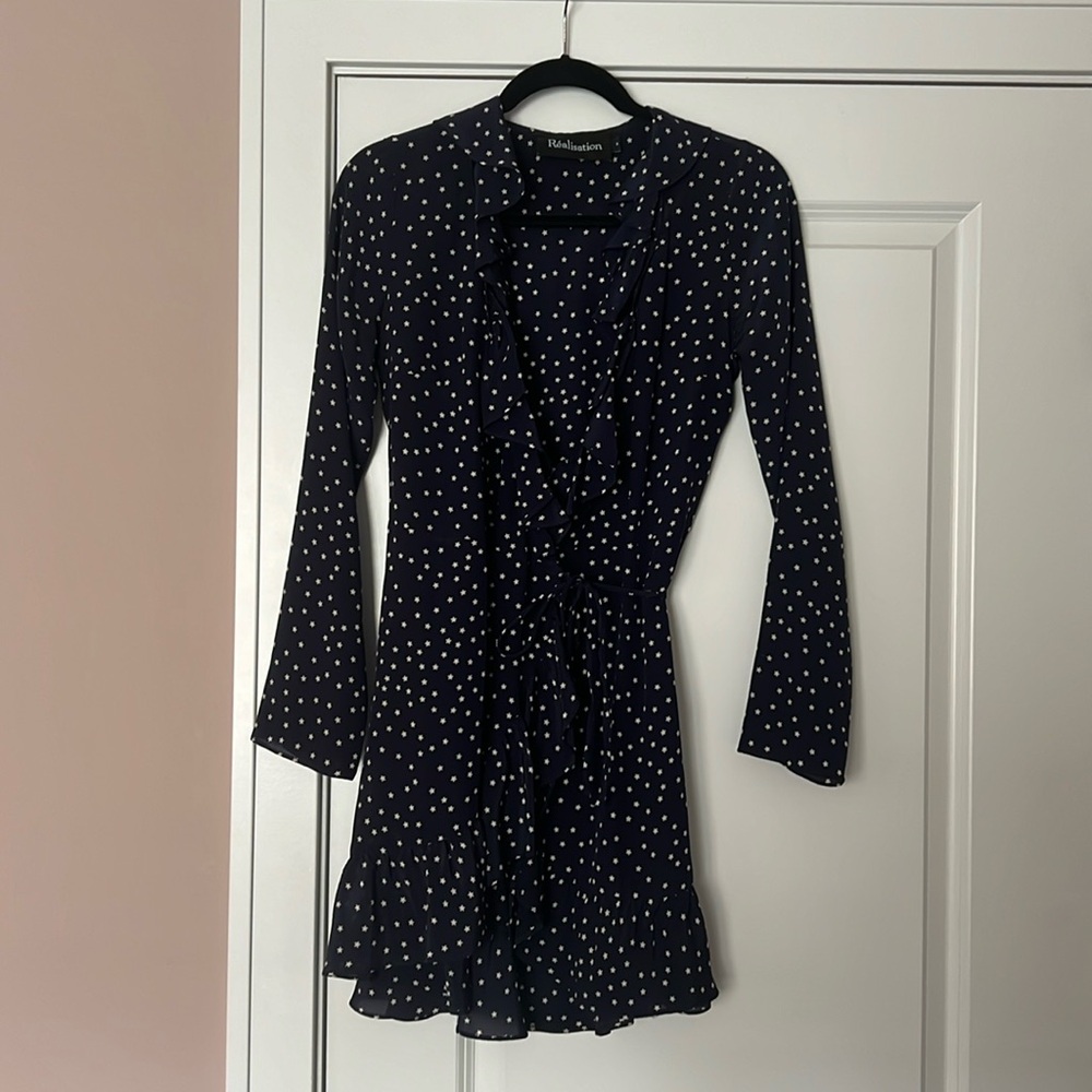 Realisation Par Alexandra Dress in Navy Star